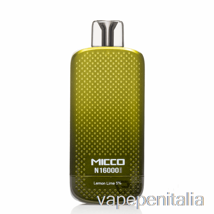Penna Vape Horizontech Micco N16000 Usa E Getta Limone Lime